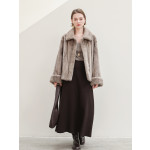 Women's Short Mink Fur Coat – Premium Female Mink Pelts, Youthful Style with Adjustable Cuffs