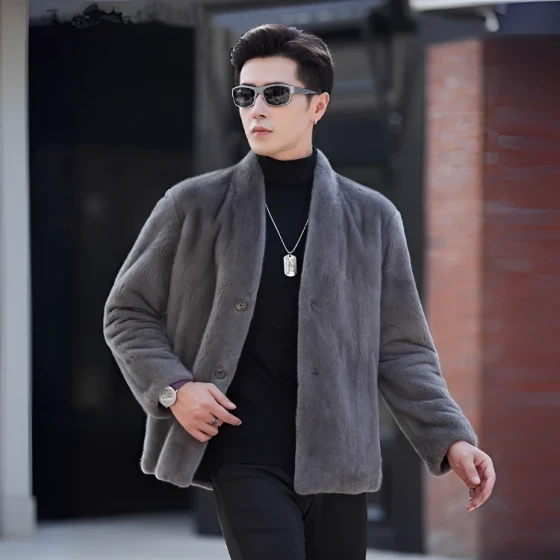 New Grey Mink Coat